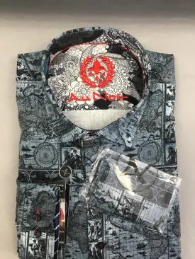 Au Noir CARTEL Dress Shirt Blue