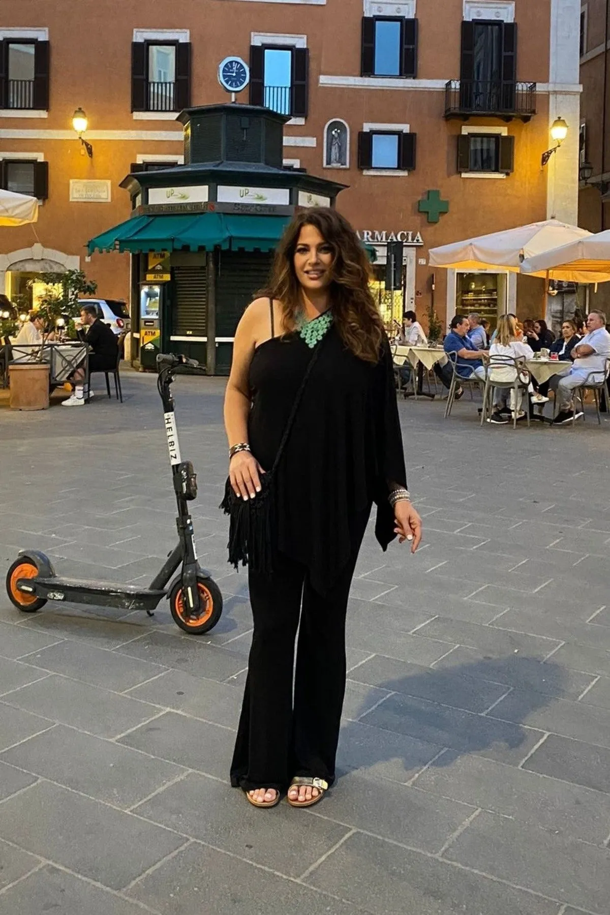 Black Poncho Lounge Suit