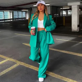 Carrie Blazer and Pant Set