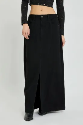 Cello Jeans Basic Mid Waisted Maxi Skirt – Effortless Style & Comfort