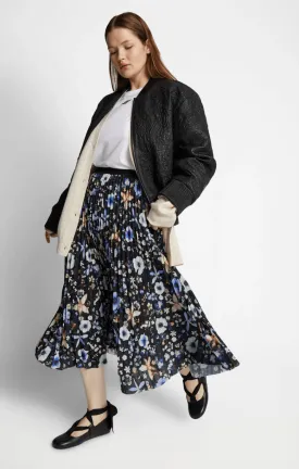 Charming Skirt - Black Floral