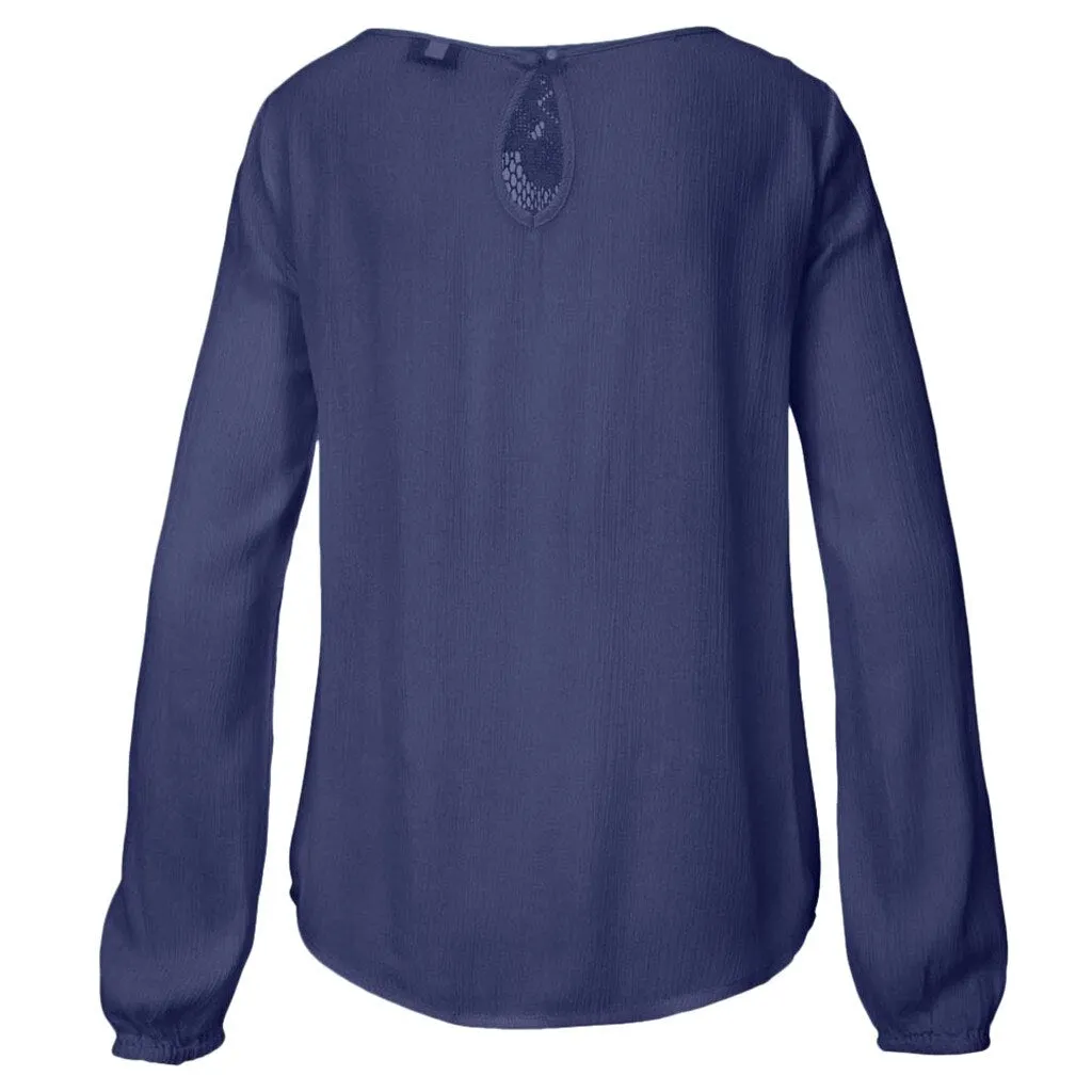 Fashion Lace Stitching Shirt