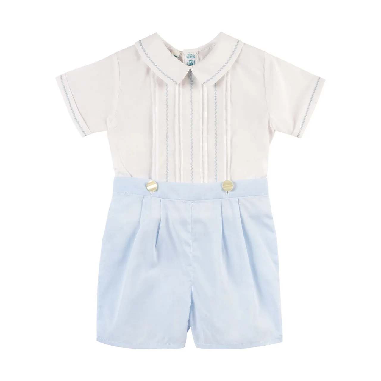 Feather Stitched Bobby Suit