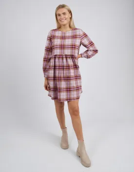 Harriet Check Dress - Pink