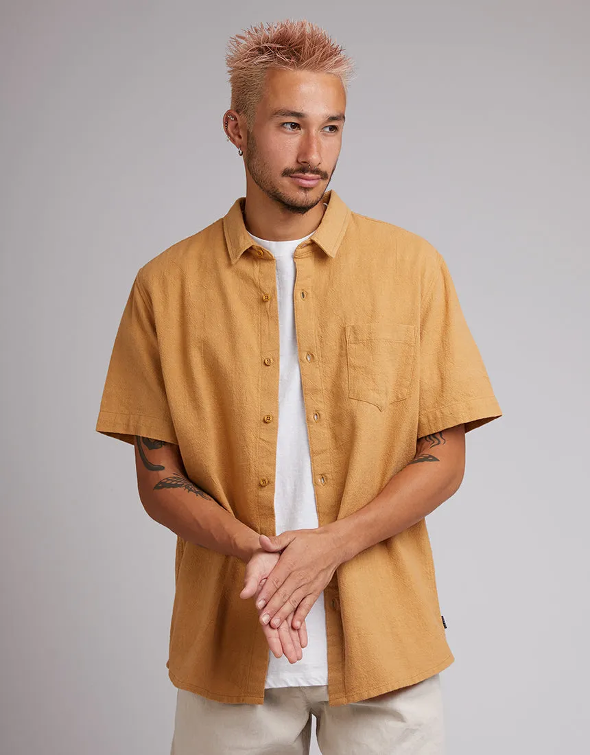 Hemp SS Shirt - Mustard