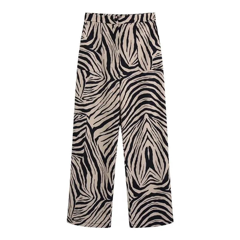 Kimora Printed Blazer and Pants Set