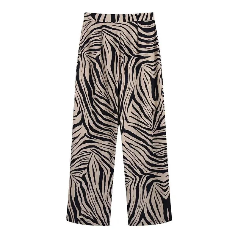 Kimora Printed Blazer and Pants Set