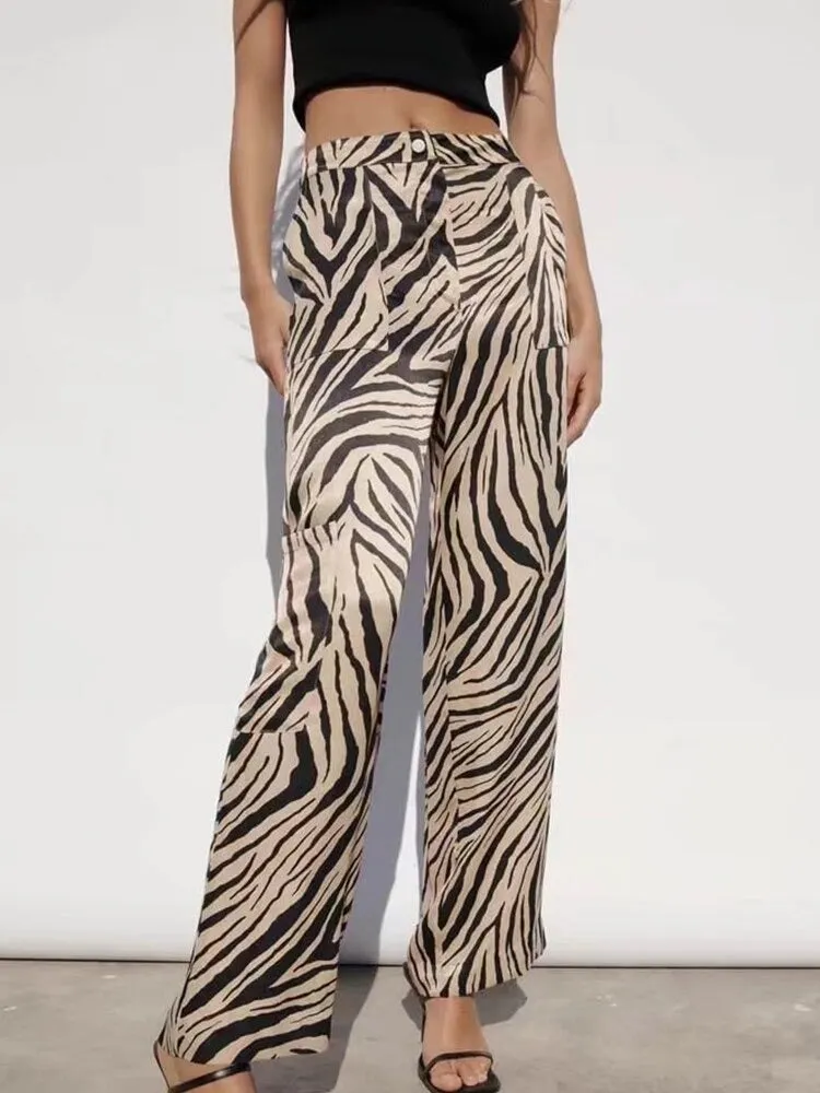 Kimora Printed Blazer and Pants Set
