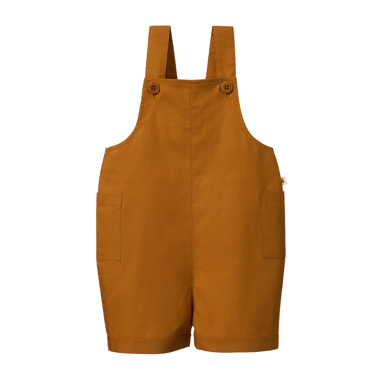 Nature Baby Tucker Shortie Overalls - Dijon