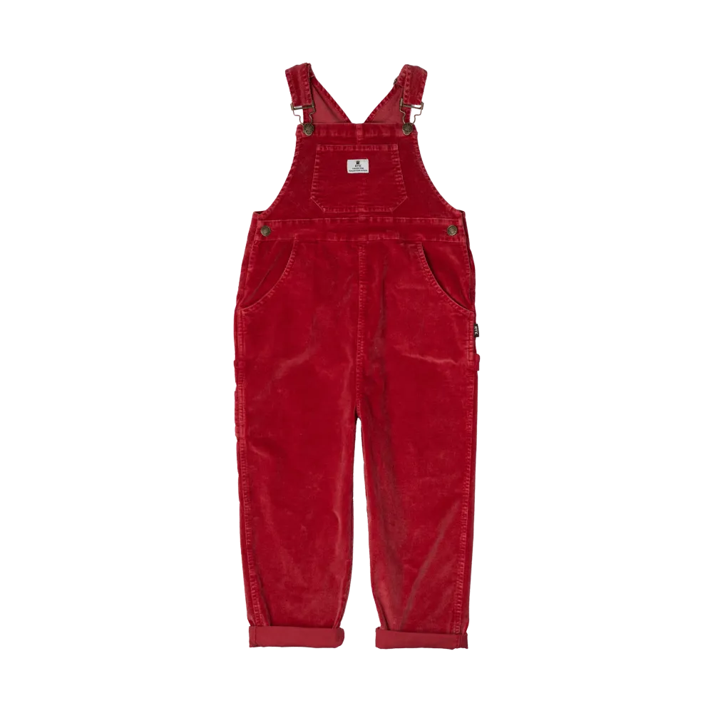 Rock Your Baby Cord Overalls - Red