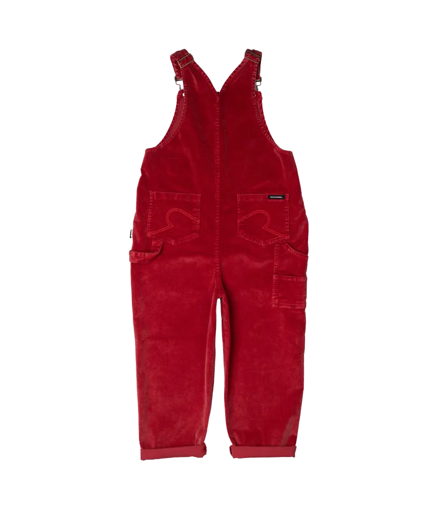 Rock Your Baby Cord Overalls - Red