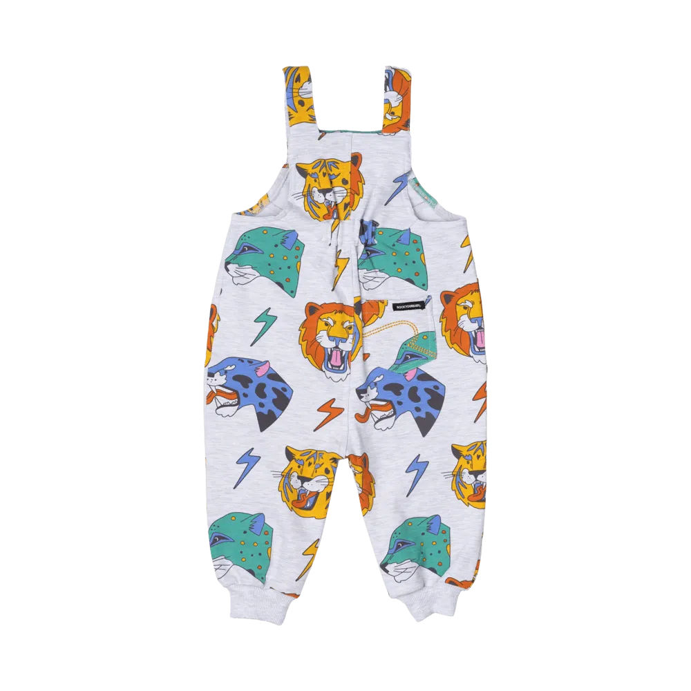 Rock Your Baby Electric Marle Overalls