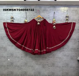 Sequined Silk Skirt-ISKWSKT04058722