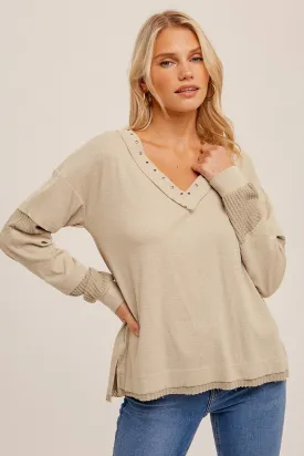 Stud Detail Pullover