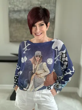 Sunglass Chic Sweater