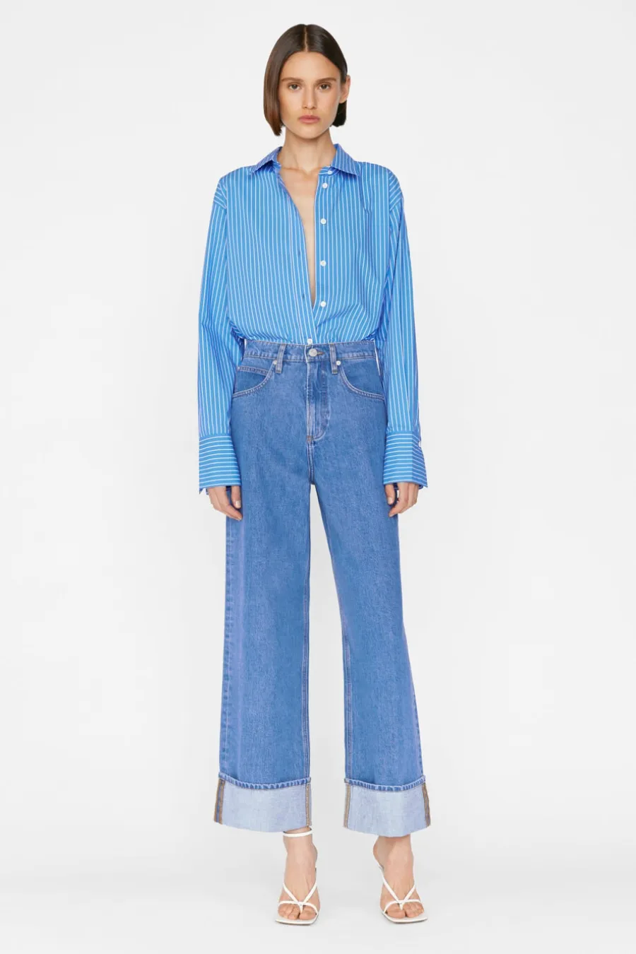 The Oversized Shirt Cornflower Multi