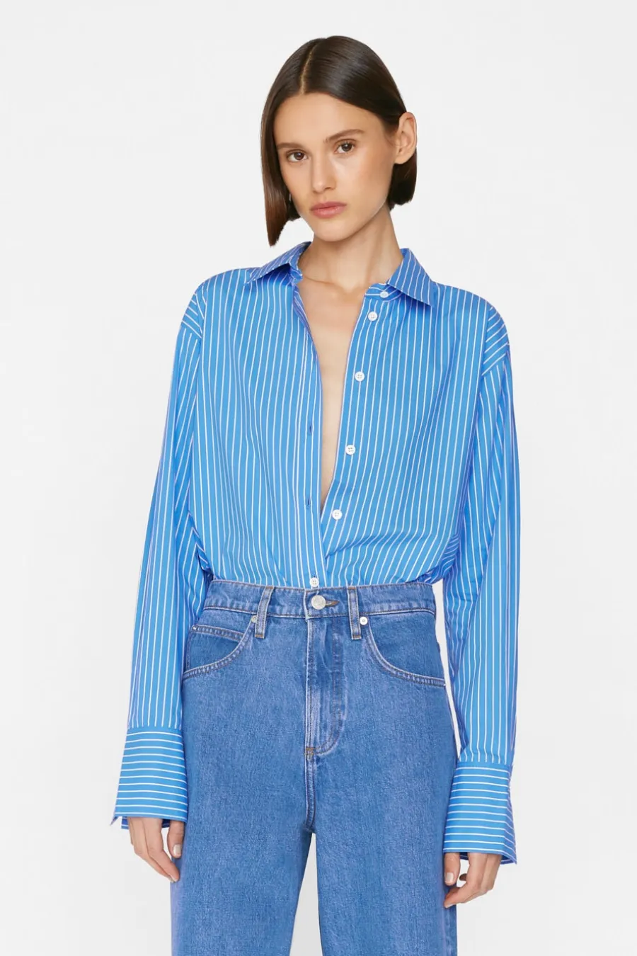 The Oversized Shirt Cornflower Multi