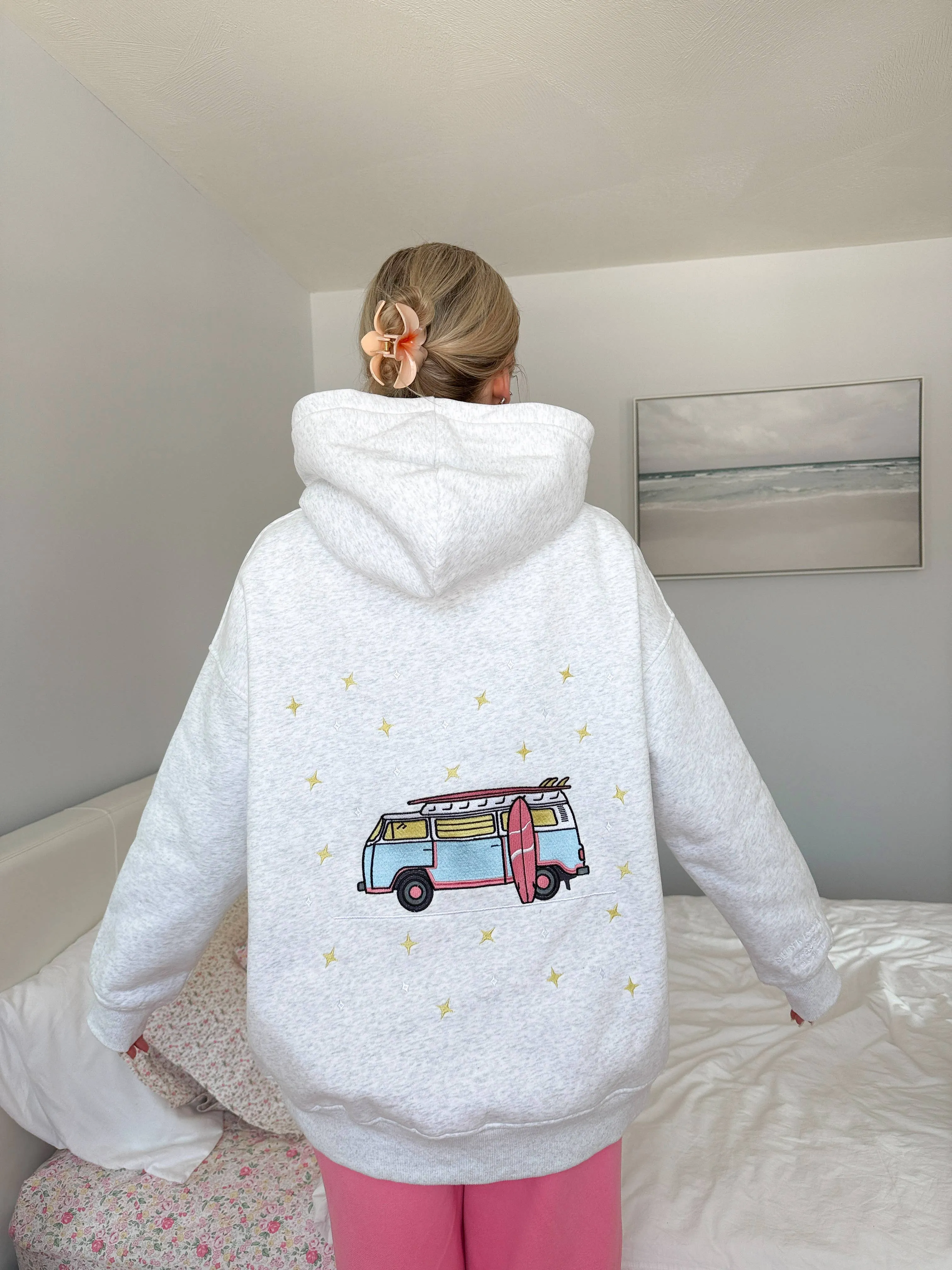 Van Embroidered Hoodie