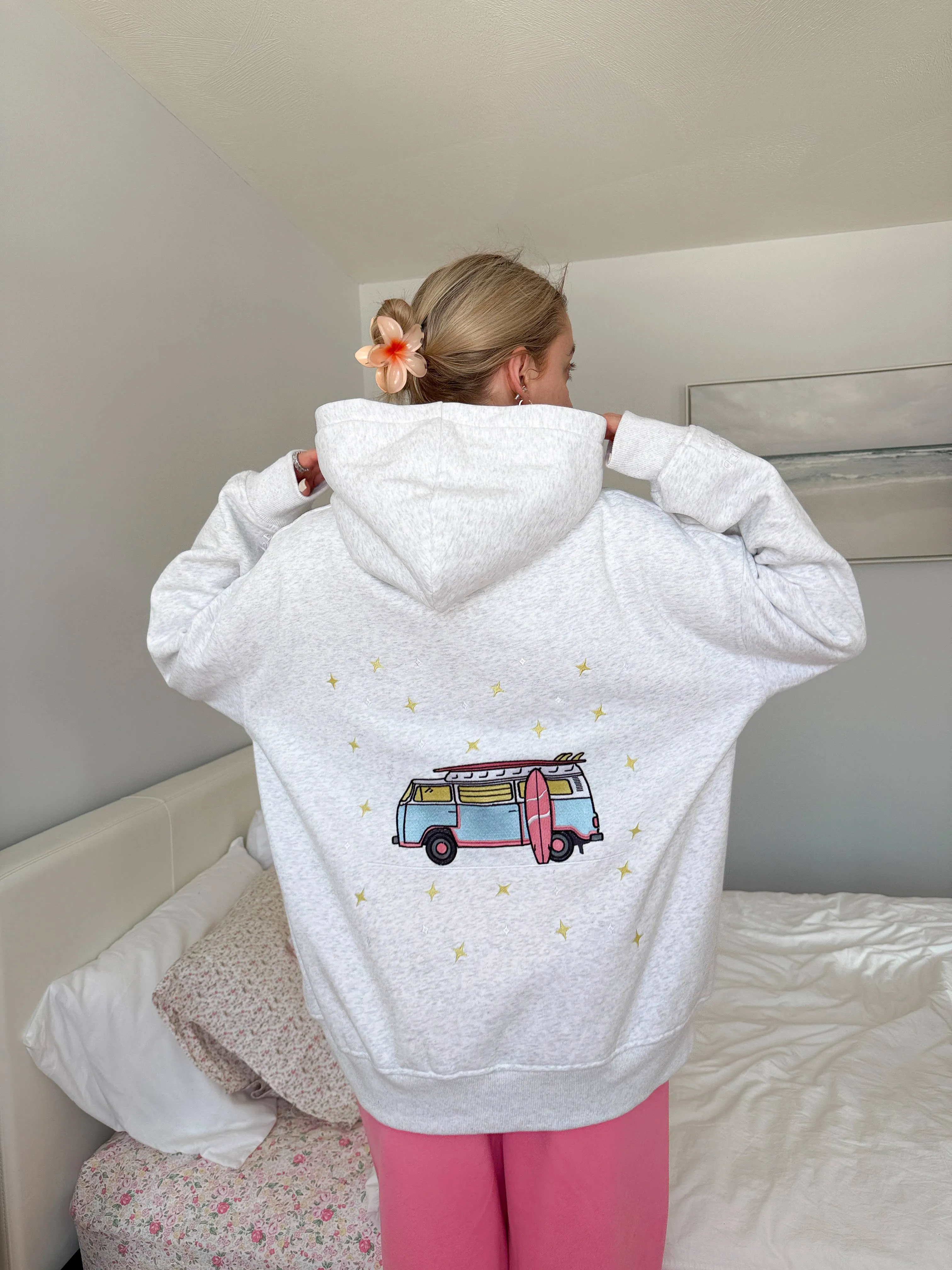 Van Embroidered Hoodie